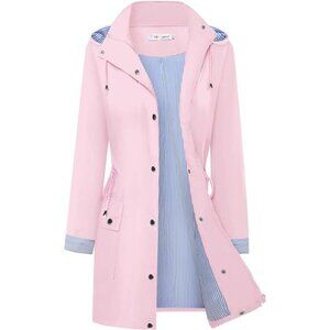 Rain Coats for Women Waterproof Rain Jacket Lightweight Windbreaker